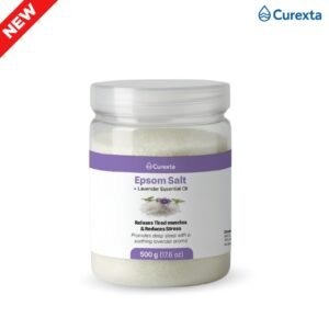 Epsom Salt + Lavender Essential Oil - 500g for Bath & Spa