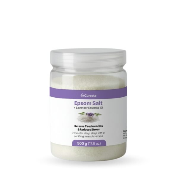 Epsom Salt + Lavender Essential Oil 500 g