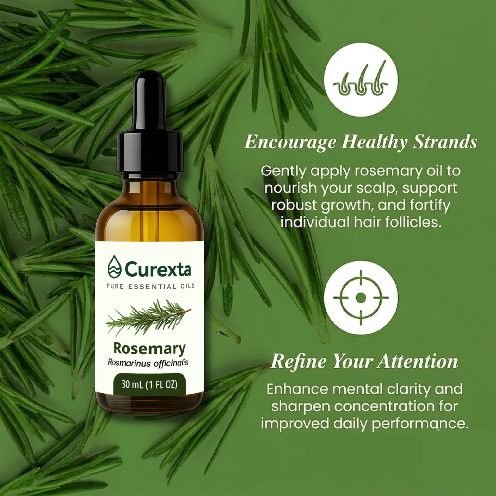 Rosemary Essential Oil 30 ml - Image 2